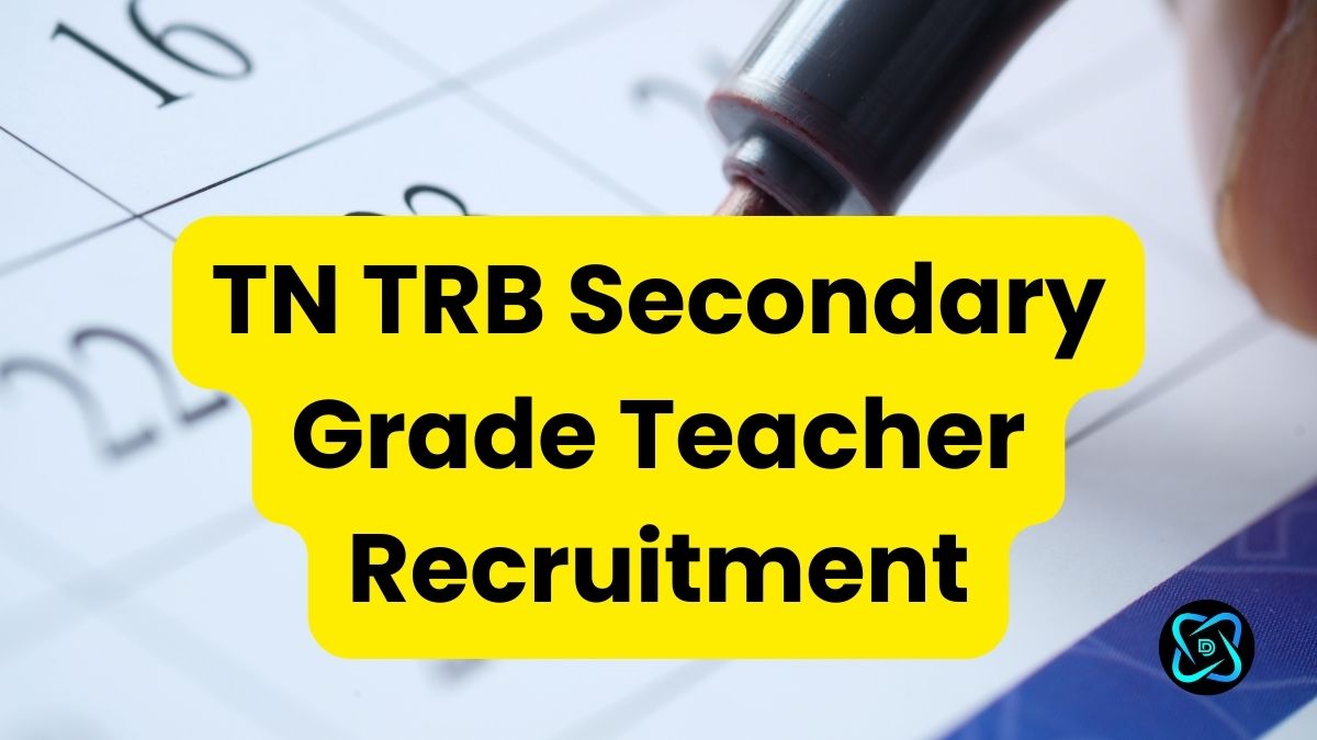 TN TRB Secondary Grade Teacher Recruitment